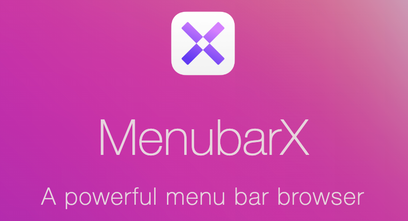 MenubarX 공식 사이트