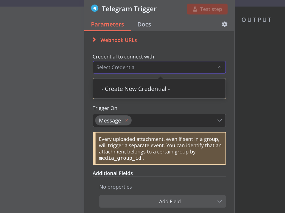 automation new credential