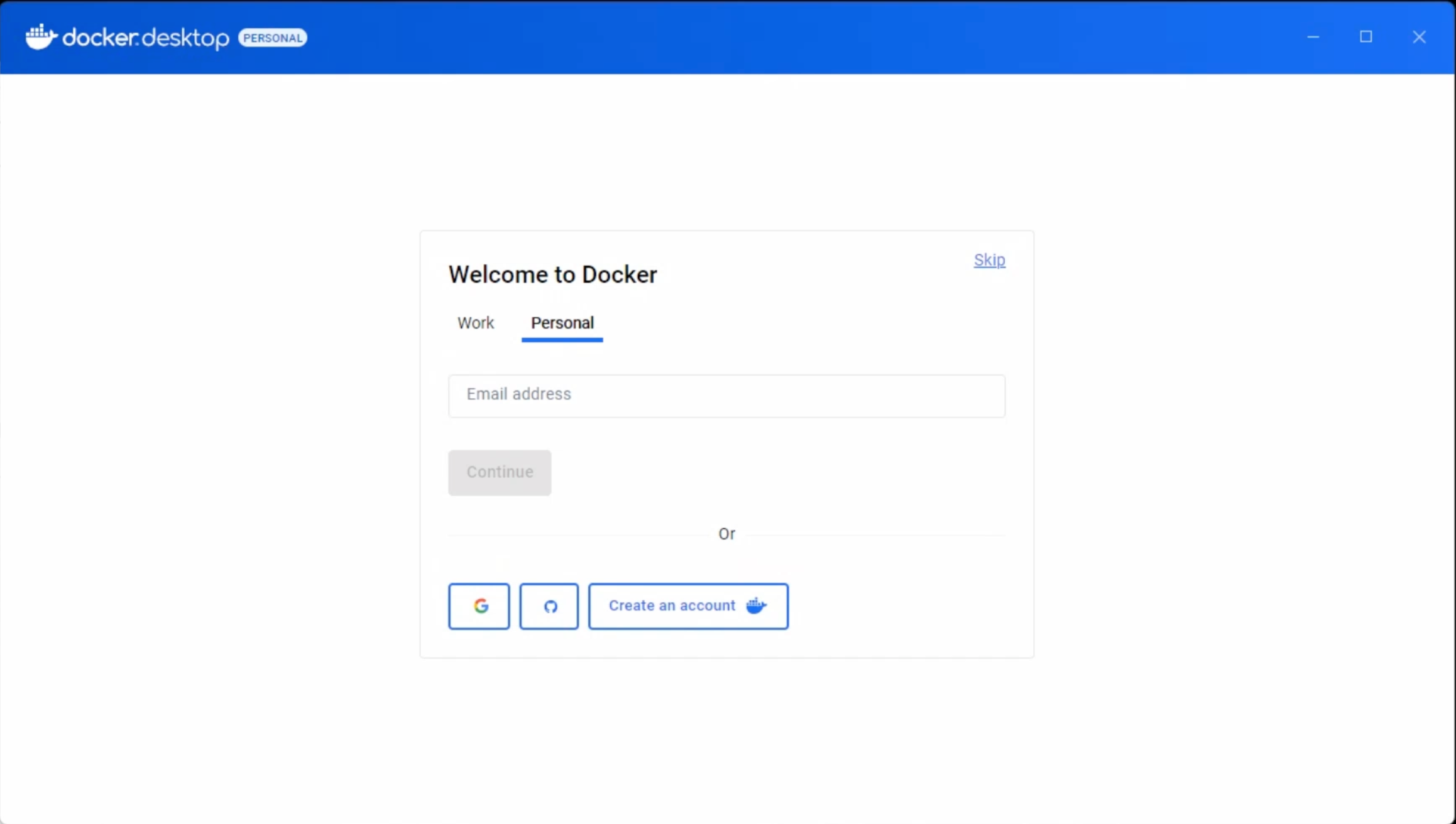 Install Docker Desktop