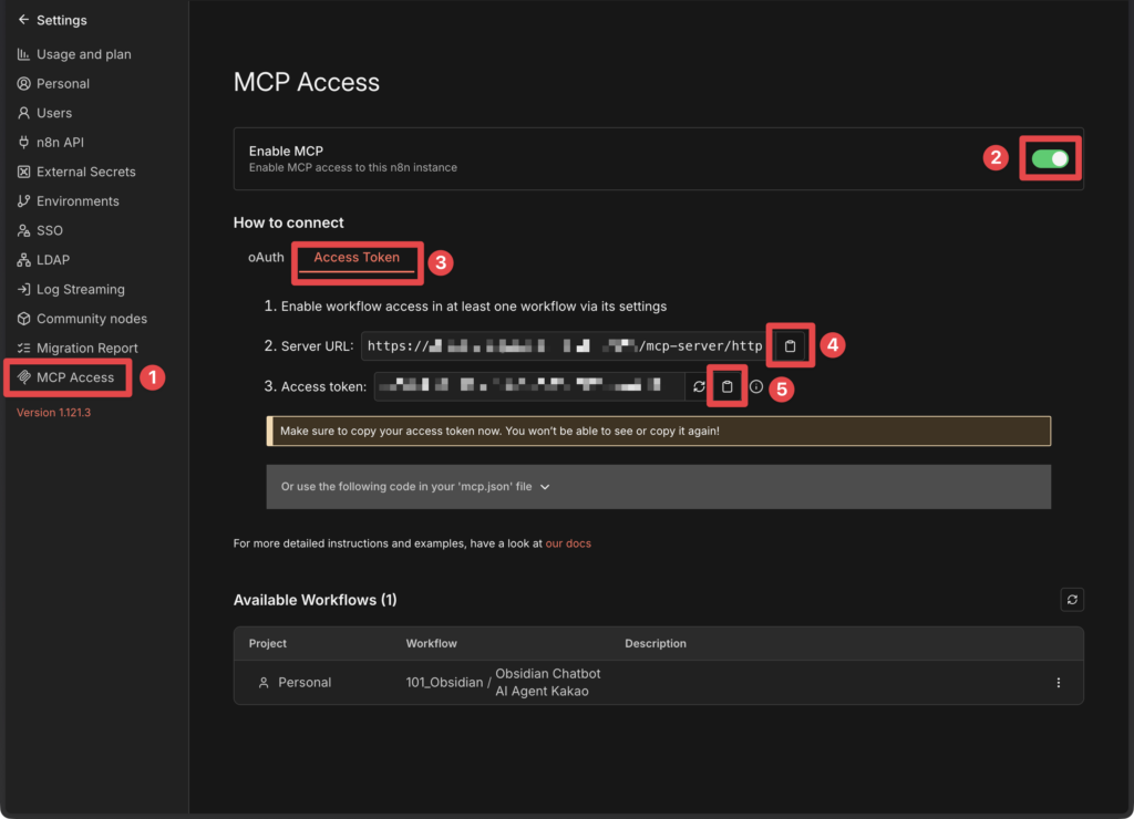 n8n Instance-level MCP
