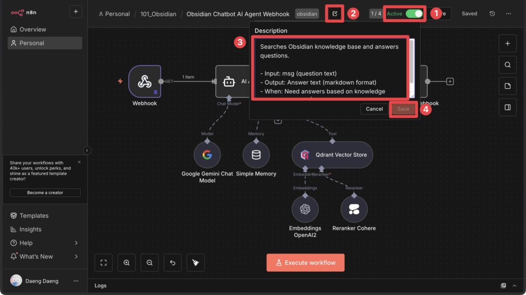 n8n 워크플로우 Instance-level MCP - 1